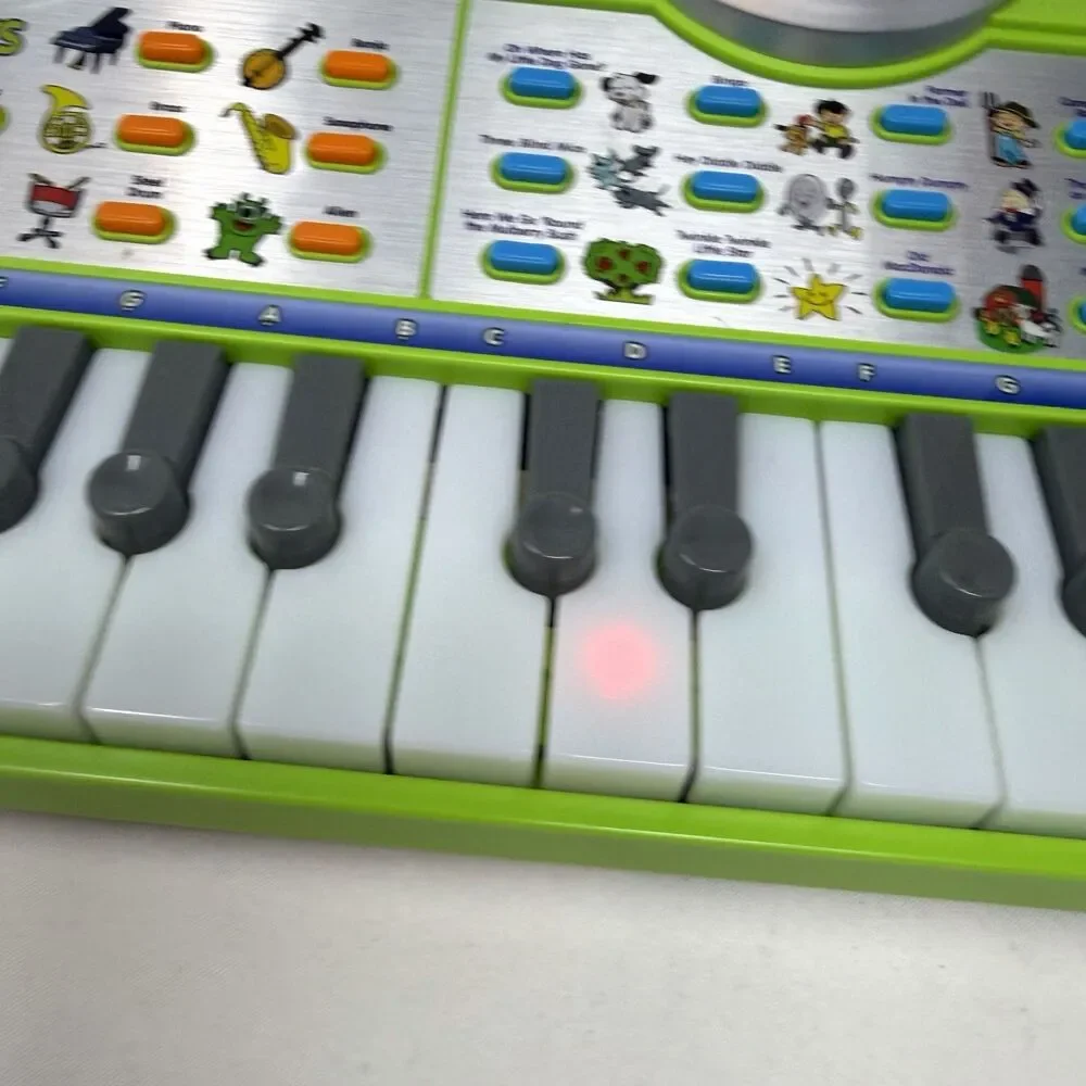 VTech Kidi Jamz DJ Music Studio Keyboard Interactive Mic And MP3 Player Green